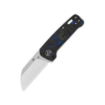 QSP Knife blau schwarzer Griff geöffnet